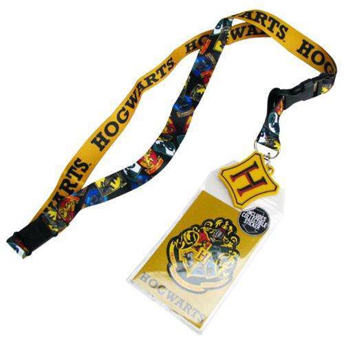 Harry Potter Hogwarts House Crests Lanyard - ToyShnip