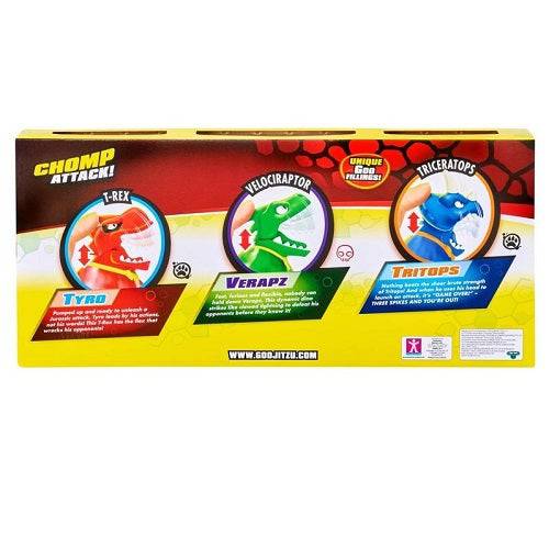 Heroes of Goo Jit Zu Dino Power Chomp Attack Mega 3 Pack Action Figure - by Moose Toys