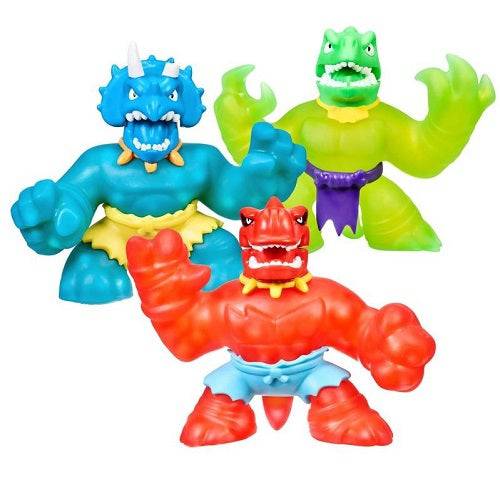 Heroes of Goo Jit Zu Dino Power Chomp Attack Mega 3 Pack Action Figure - by Moose Toys