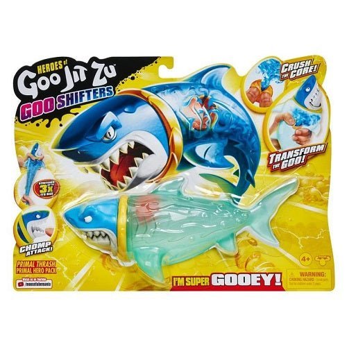 Heroes of Goo Jit Zu Goo Shifters Primal (Thrash or Rock Jaw) Hero Pack - by Moose Toys