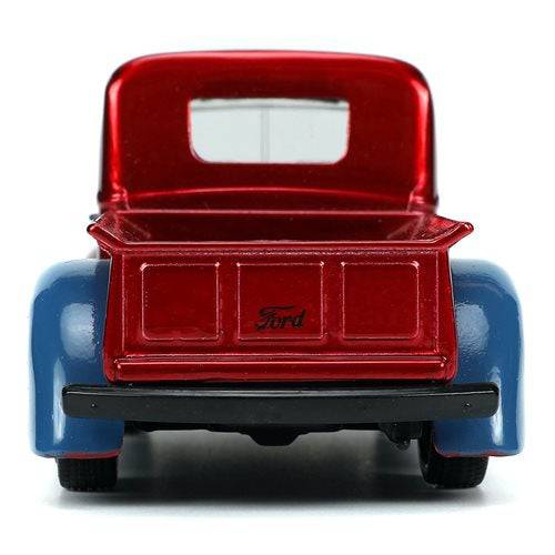 Hollywood Rides 1941 Ford Pickup 1:32 Scale Die-Cast Metal Vehicle with Proto-Suit Spider-Man Figure - by Jada Toys