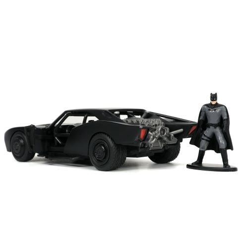 Hollywood Rides 2022 Batmobile W/Batman Figure 1/32 Vehicle - by Jada Toys