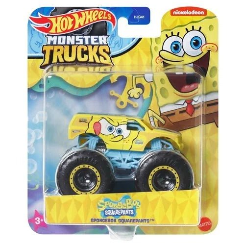 Hot Wheels Monster Trucks SpongeBob SquarePants 1:64 Scale Vehicle 2024 - Select Vehicle(s) - by Mattel