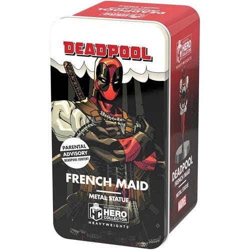 Marvel Heavyweights Diecast 1:18 scale Figurine - Deadpool (French Maid)-ToyShnip