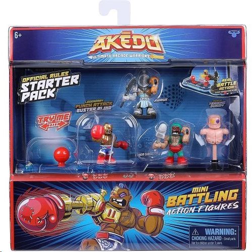 Akedo Starter Pack Kick Attack (Aximus, Buster Bling & Loco Grande)-Moose Toys-ToyShnip