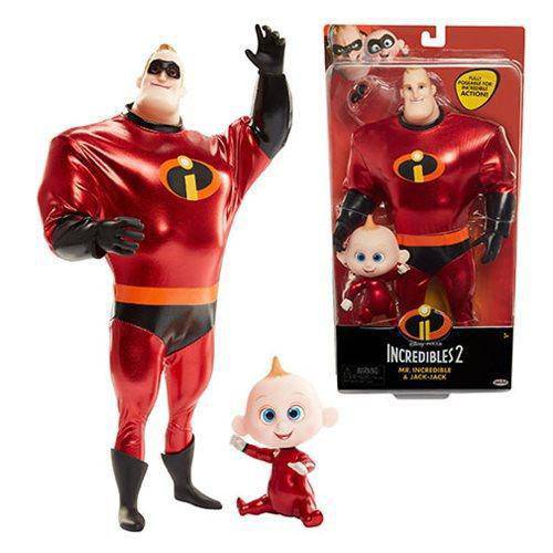 Incredibles 2 Mr. Incredible and Jack-Jack Costumed Dolls - by Jakks Pacific