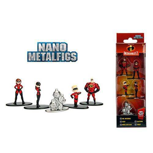 Incredibles 2 Nano Metalfigs Die-Cast Metal Mini-Figure 5-Pack - by Jada Toys