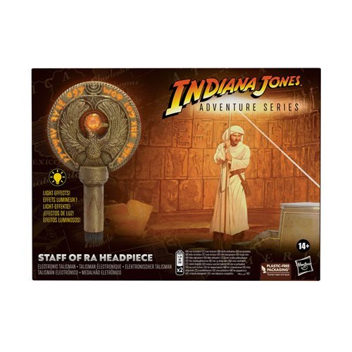 Indiana Jones Adventure Series Raiders of the Lost Ark Staff of Ra Headpiece Replica - by Hasbro