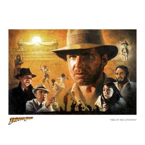 Indiana Jones Ark of the Covenant by Christopher Clark Paper Giclee Art Print - SDCC 2017 Exclusive - by Acme Archives