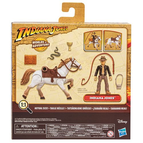 Indiana Jones Worlds of Adventure Indiana Jones with Horse Action Figure Set - by Hasbro