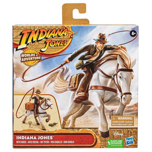 Indiana Jones Worlds of Adventure Indiana Jones with Horse Action Figure Set - by Hasbro