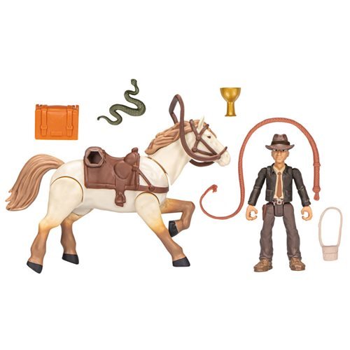 Indiana Jones Worlds of Adventure Indiana Jones with Horse Action Figure Set - by Hasbro