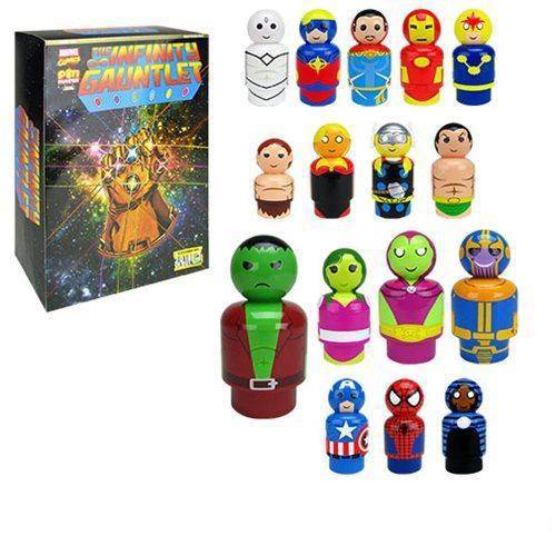 Infinity Gauntlet Pin Mates Wooden Collectibles Set of 16 - Convention Exclusive - by Bif Bang Pow!