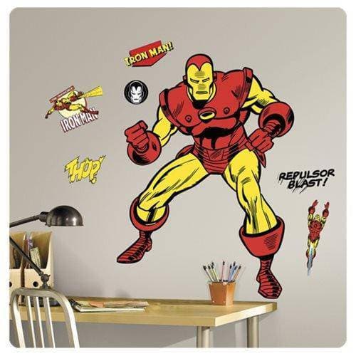 Iron Man Classic Comic Peel and Stick Giant Wall Decals - by Roommates