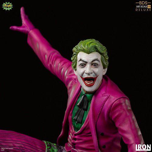 Iron Studios DC Batman 66 The Joker Deluxe BDS Art Scale 1/10 Statue - by Iron Studios