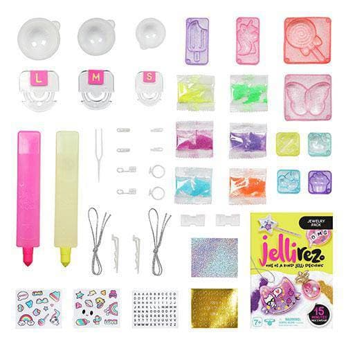 Jelli Rez - Rainbow Jewelry - Super Glitter Set - by Moose Toys