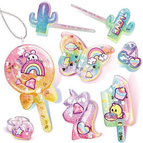 Jelli Rez - Rainbow Jewelry - Super Glitter Set - by Moose Toys