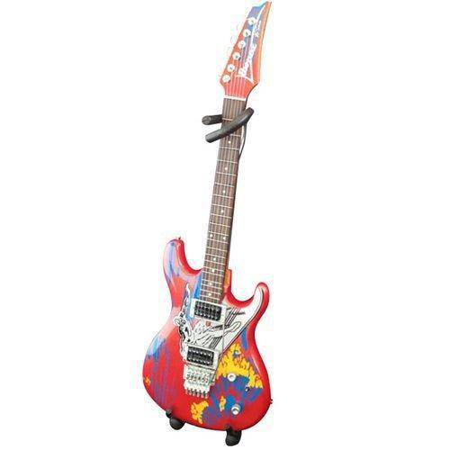 Joe Satriani Silver Surfer Miniature Guitar Replica - by Axe Heaven