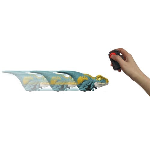 Jurassic World Dominion Click Tracker Blue Velociraptor - by Mattel