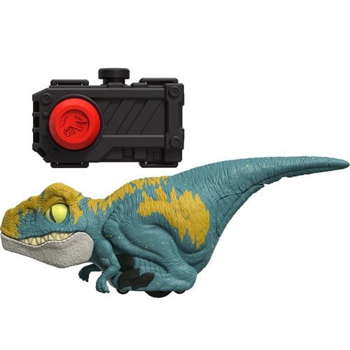 Jurassic World Dominion Click Tracker Blue Velociraptor - by Mattel