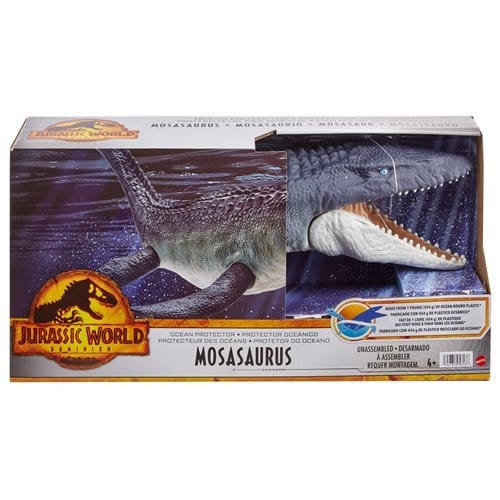 Jurassic World Ocean Protector Mosasaurus Action Figure with DNA Tag - by Mattel