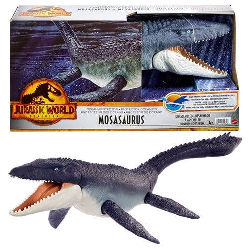 Jurassic World Ocean Protector Mosasaurus Action Figure with DNA Tag - by Mattel