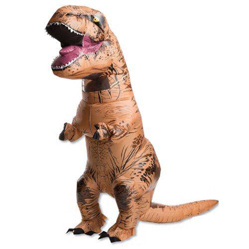 Jurassic World T-Rex Air-Blown Adult Costume with Sound - by Rubies