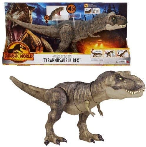 Jurassic World Thrash 'N Devour Tyrannosaurus Rex - by Mattel