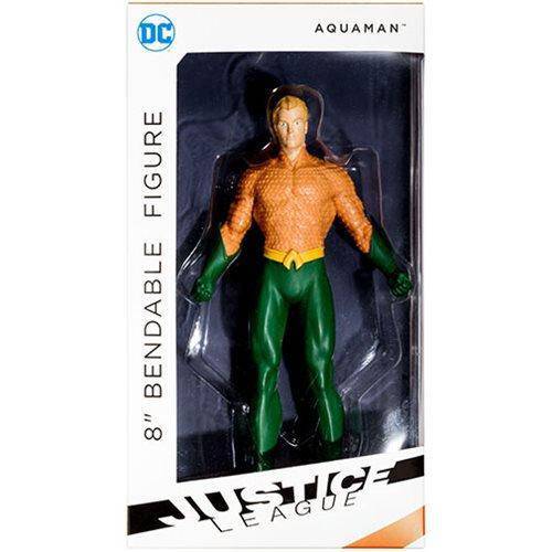 Justice League New 52 Aquaman 8-Inch Bendable Action Figure - by Nj Croce