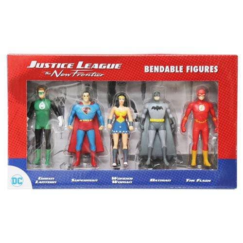 Justice League: The New Frontier 3-Inch Mini Bendable Action Figure Box Set - by Nj Croce