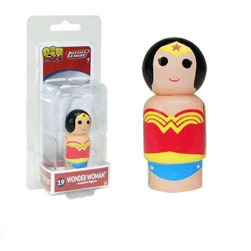 Justice League Wonder Woman Pin Mate Wooden Figure - by Bif Bang Pow!