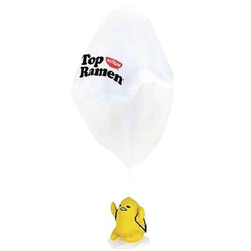 Kidrobot Top Ramen X Gudetama parachute 4 Inch Plush - by Kidrobot