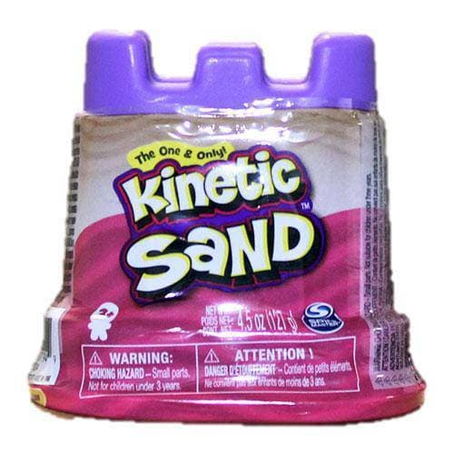 Kinetic Sand Single Container - Individual 4.5oz pack - Pink - by Spin Master