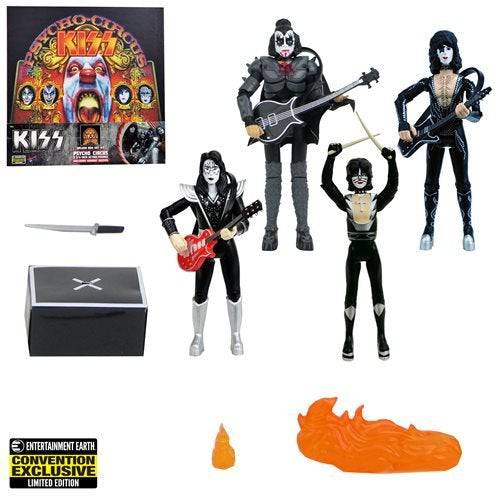 KISS Psycho Circus 3 3/4-Inch Action Figure Deluxe Box Set - Convention Exclusive - by Bif Bang Pow!