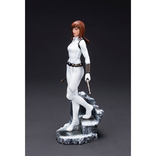 Kotobukiya Marvel Universe Black Widow White Version ARTFX Premier Statue - by Kotobukiya