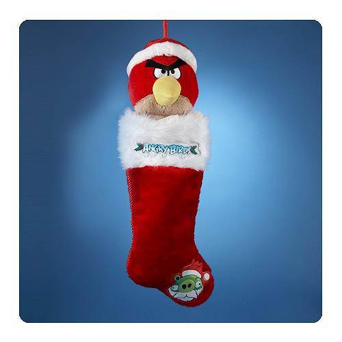 Kurt Adler - Angry Birds Plush Head Stocking - by Kurt S. Adler