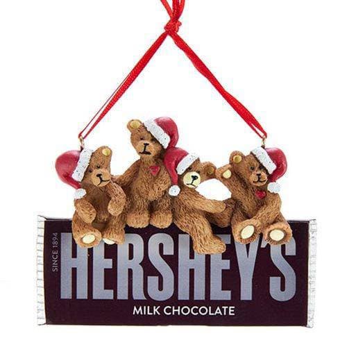 Kurt Adler - Bears on Hershey's Chocolate 3-Inch Ornament - by Kurt S. Adler