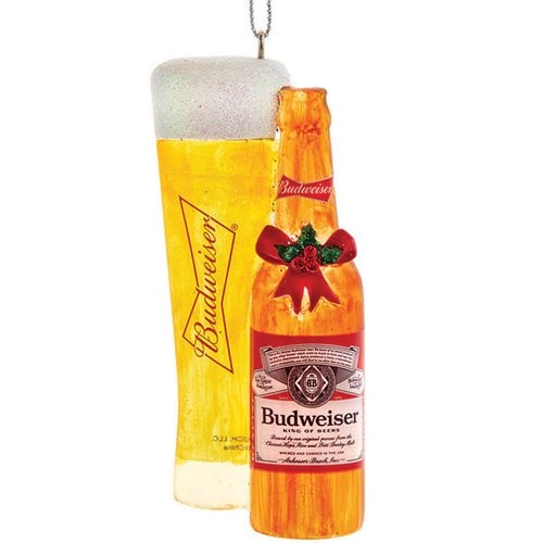 Kurt Adler - Budweiser Beer Ornament - Choose your Style - by Kurt S. Adler