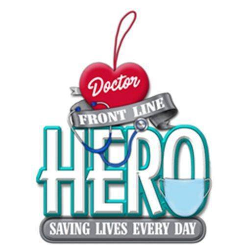 Kurt Adler - Front Line Doctor Hero 3 1/4" Resin Ornament - by Kurt S. Adler