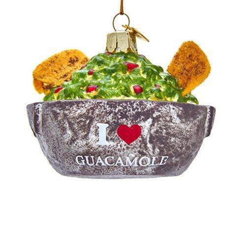 Kurt Adler - Guacamole Bowl 3 1/2" Glass Ornament - by Kurt S. Adler
