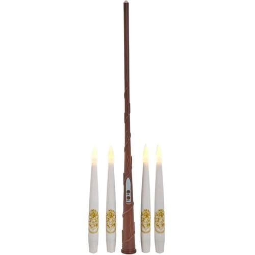Kurt Adler - Harry Potter LED Floating Candles with Wand Remote 11-Piece Ornament Set - by Kurt S. Adler