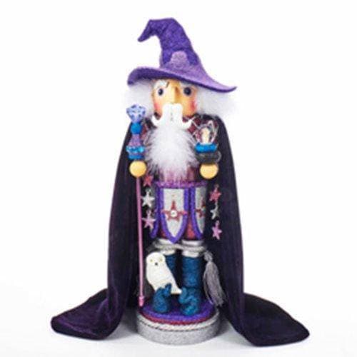 Kurt Adler - Hollywood Purple Wizard 18" Wooden Nutcracker - by Kurt S. Adler