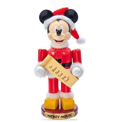Kurt Adler - Mickey Mouse Santa 10-Inch Nutcracker - by Kurt S. Adler