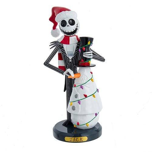 Kurt Adler - Nightmare Before Christmas Jack Skellington Snowman 11-Inch Nutcracker - by Kurt S. Adler