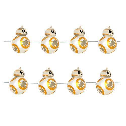 Kurt Adler - Star Wars - BB-8 - LED Fairy Mini Light Set - 20 lights 8.4 FT - by Kurt S. Adler