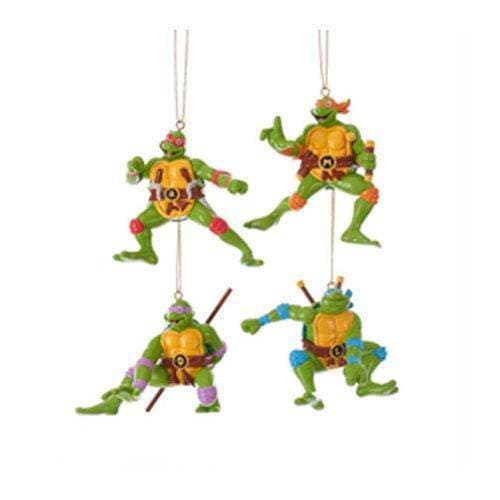 Kurt Adler - Teenage Mutant Ninja Turtles Blow Mold Ornament set of 4 - by Kurt S. Adler