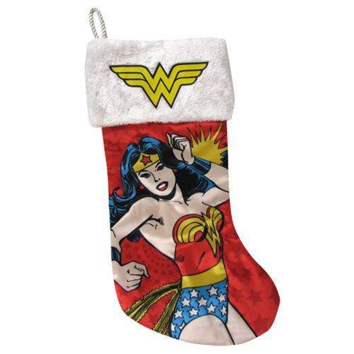 Kurt Adler - Wonder Woman 19-Inch Stocking - Choose your Style - by Kurt S. Adler