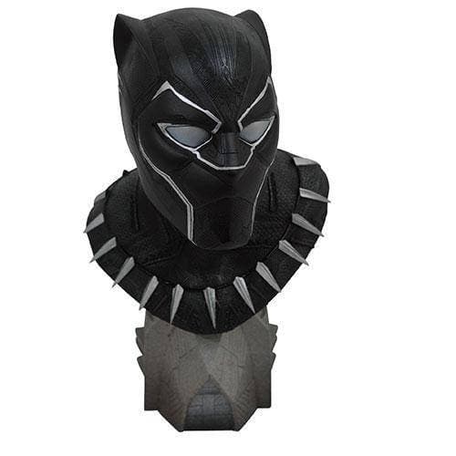 Legends in 3D Avengers 3 Black Panther 1/2 Scale Resin Bust - by Diamond Select