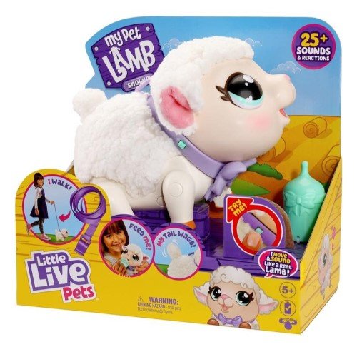 Little Live Pets My Pet Lamb Snowie (Interactive) - by Moose Toys