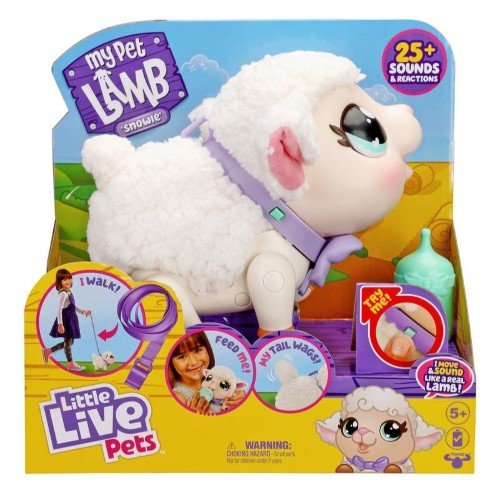 Little Live Pets My Pet Lamb Snowie (Interactive) - by Moose Toys